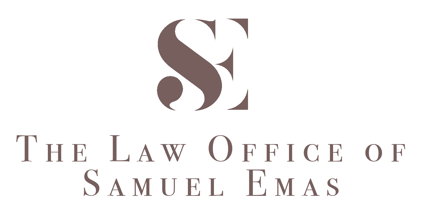 The Law Office of Samuel Emas Logo.