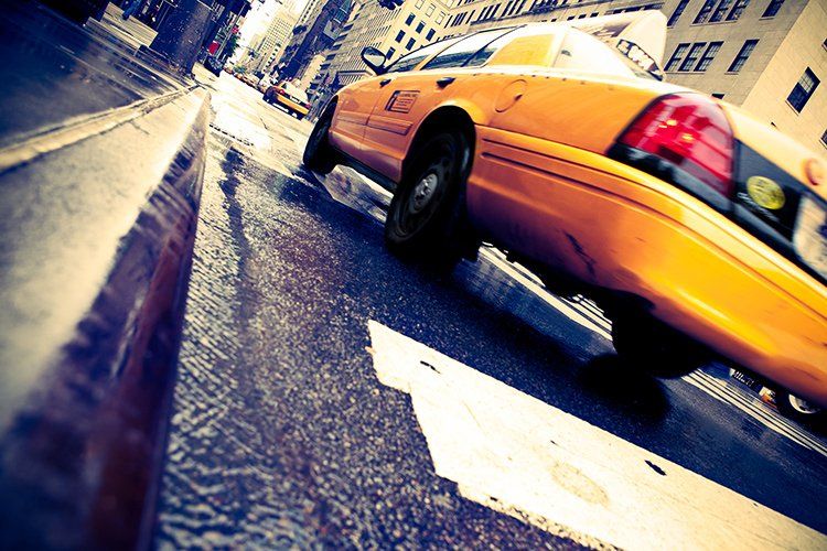 Taxi Cab on the Road — Las Vegas, NV — Craig P. Kenny & Associates
