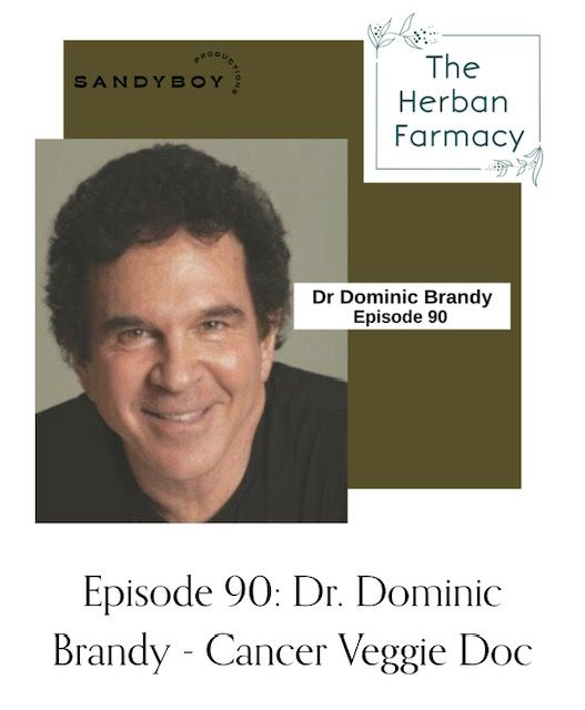Episode 90 Dr. Dominic Brandy Cancer Veggie Doc