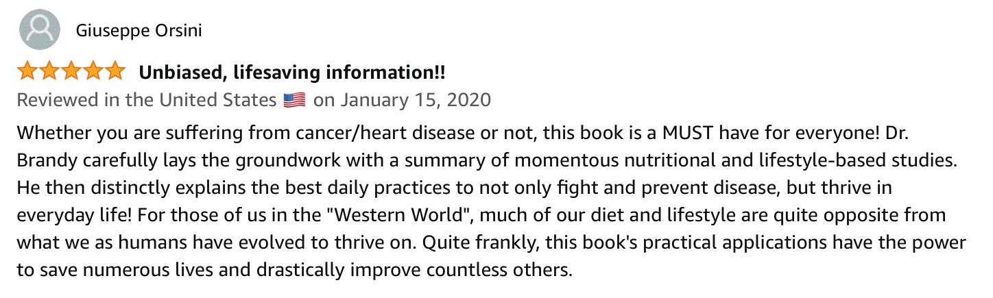 A review of a book written by a person on amazon