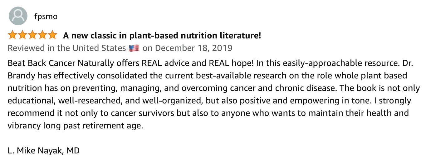 A review of a book written by a doctor on a website.