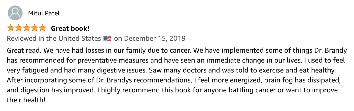 A screenshot of a review on a website.