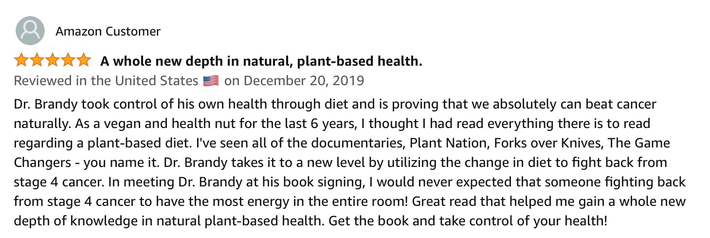 A screenshot of a review on a website.