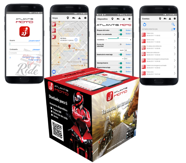 Localizador Atlantis moto