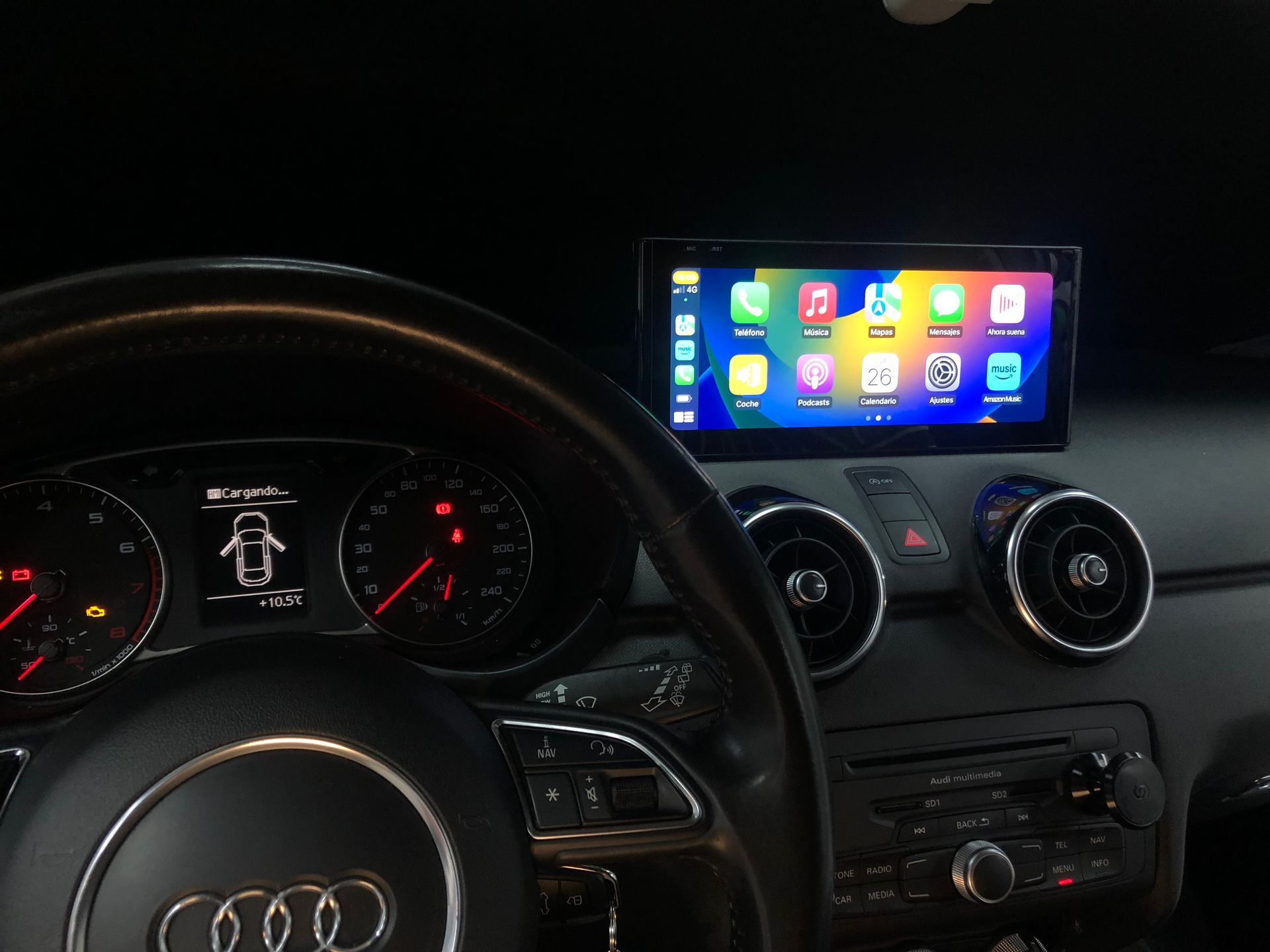 Pantalla android 10,25 audi A1 8X