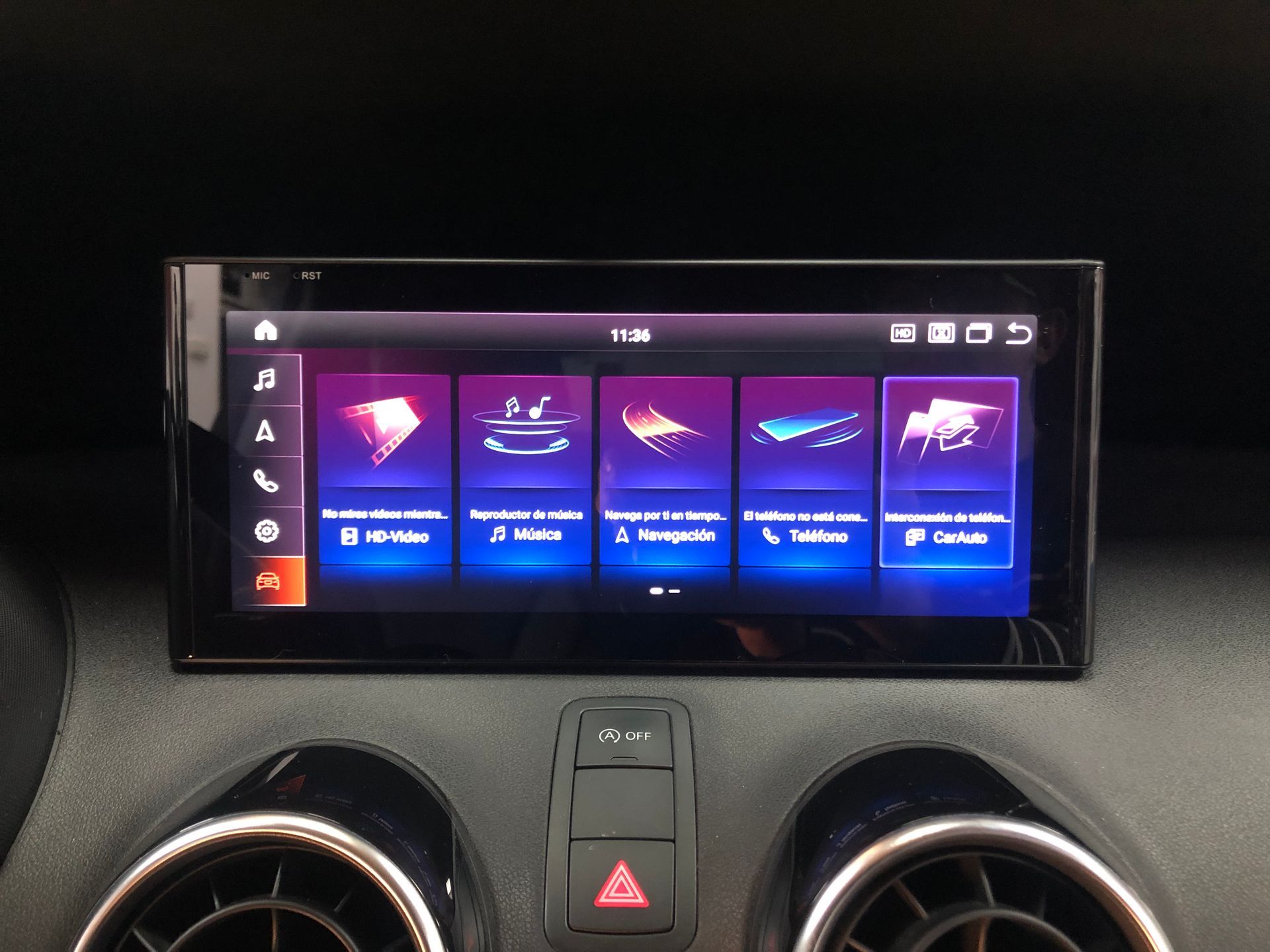 Pantalla android 10,25 audi A1 8X