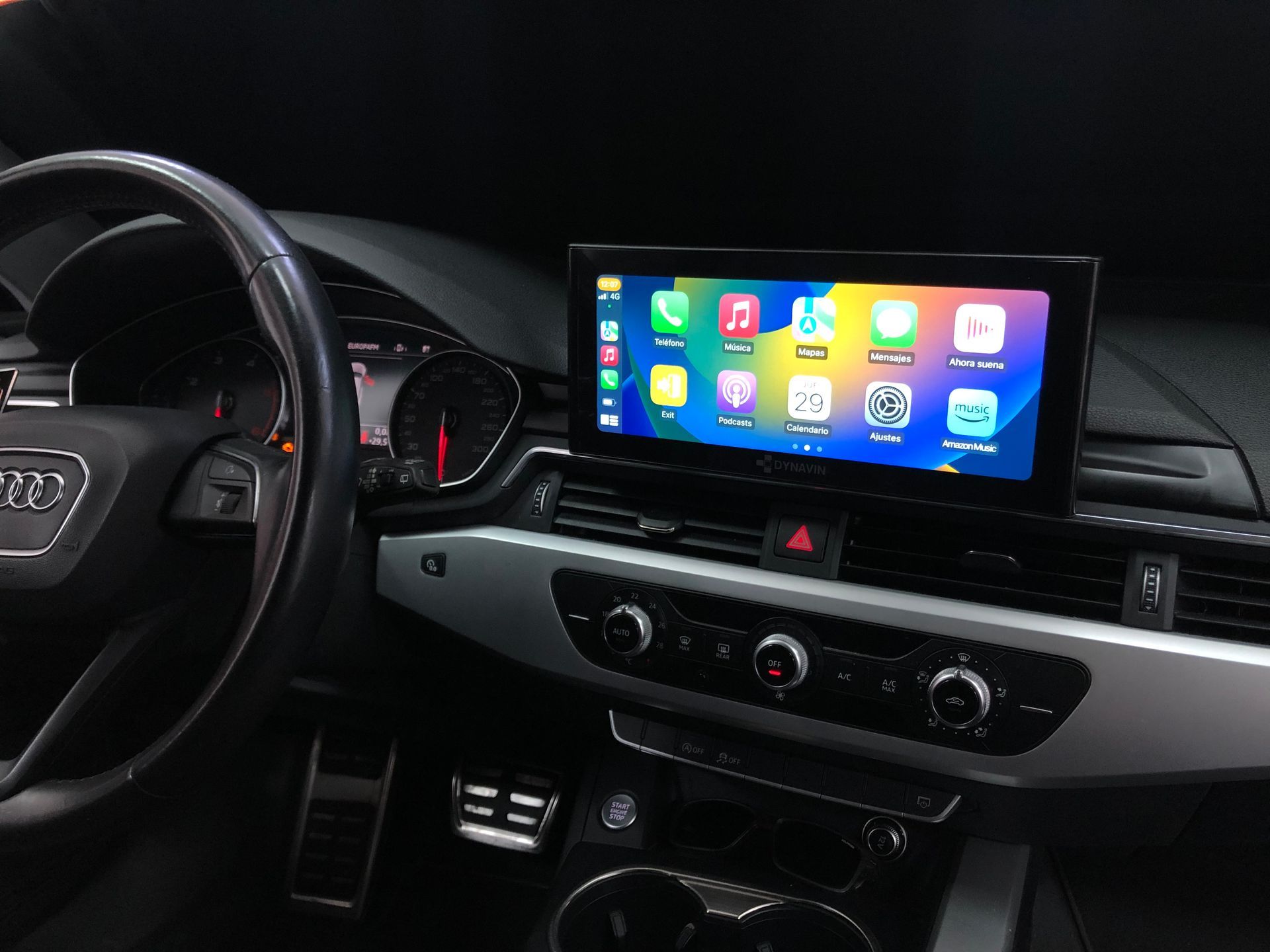 Pantalla android 10,25 audi A4 B9