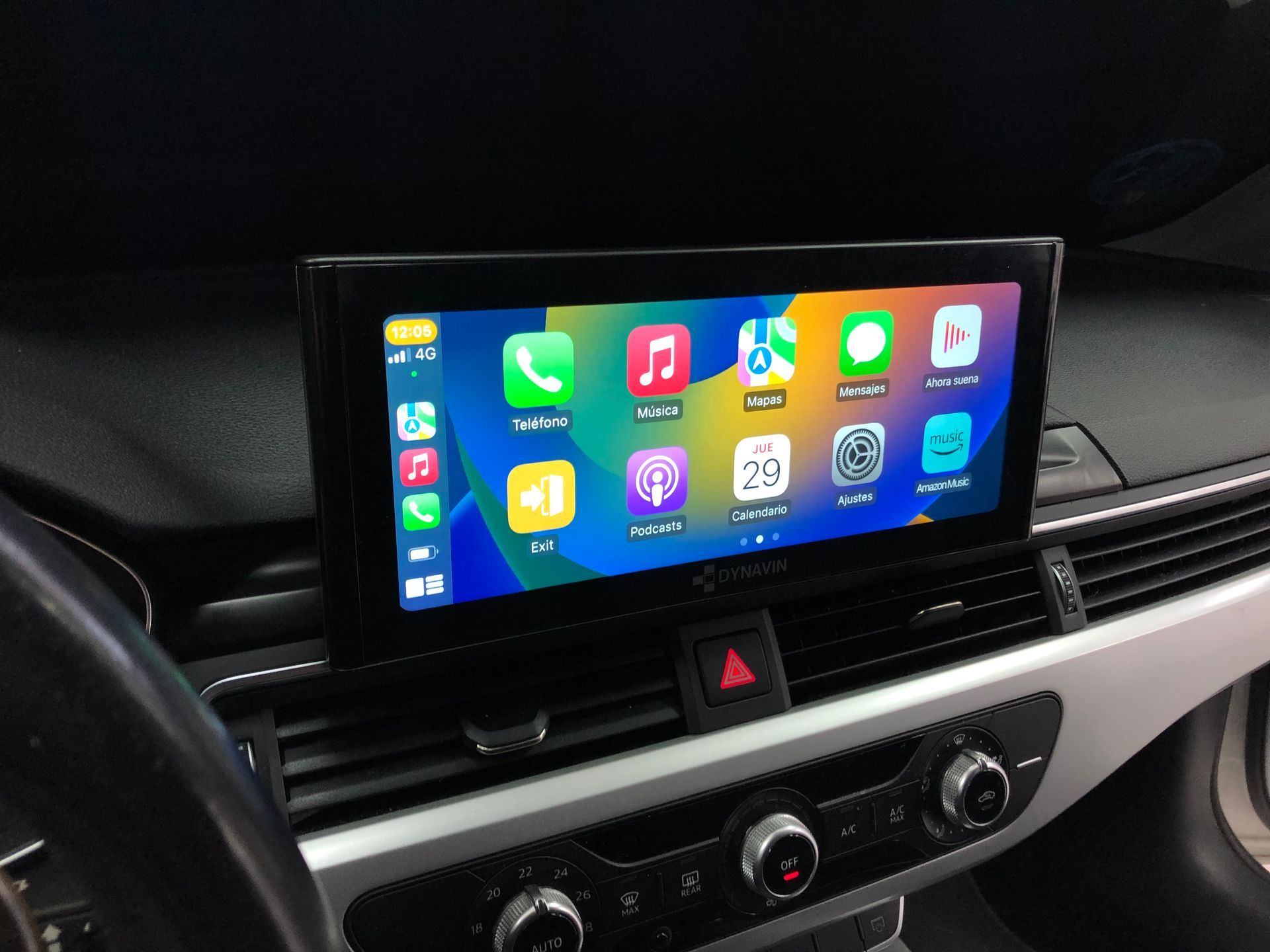 Pantalla android 10,25 audi A4 B9