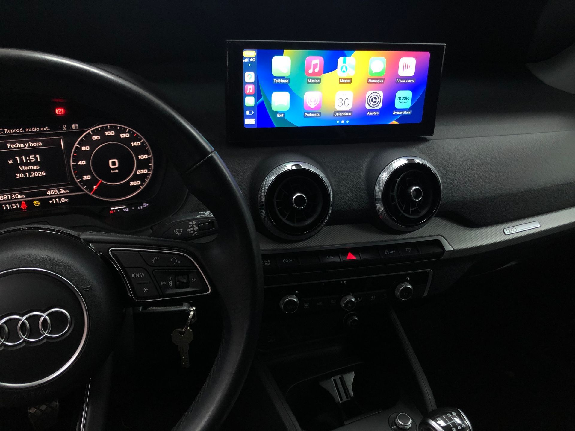 Pantalla android 10,25 audi Q2