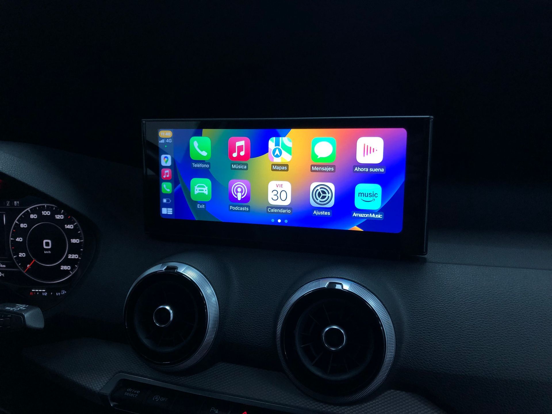Pantalla android 10,25 audi Q2