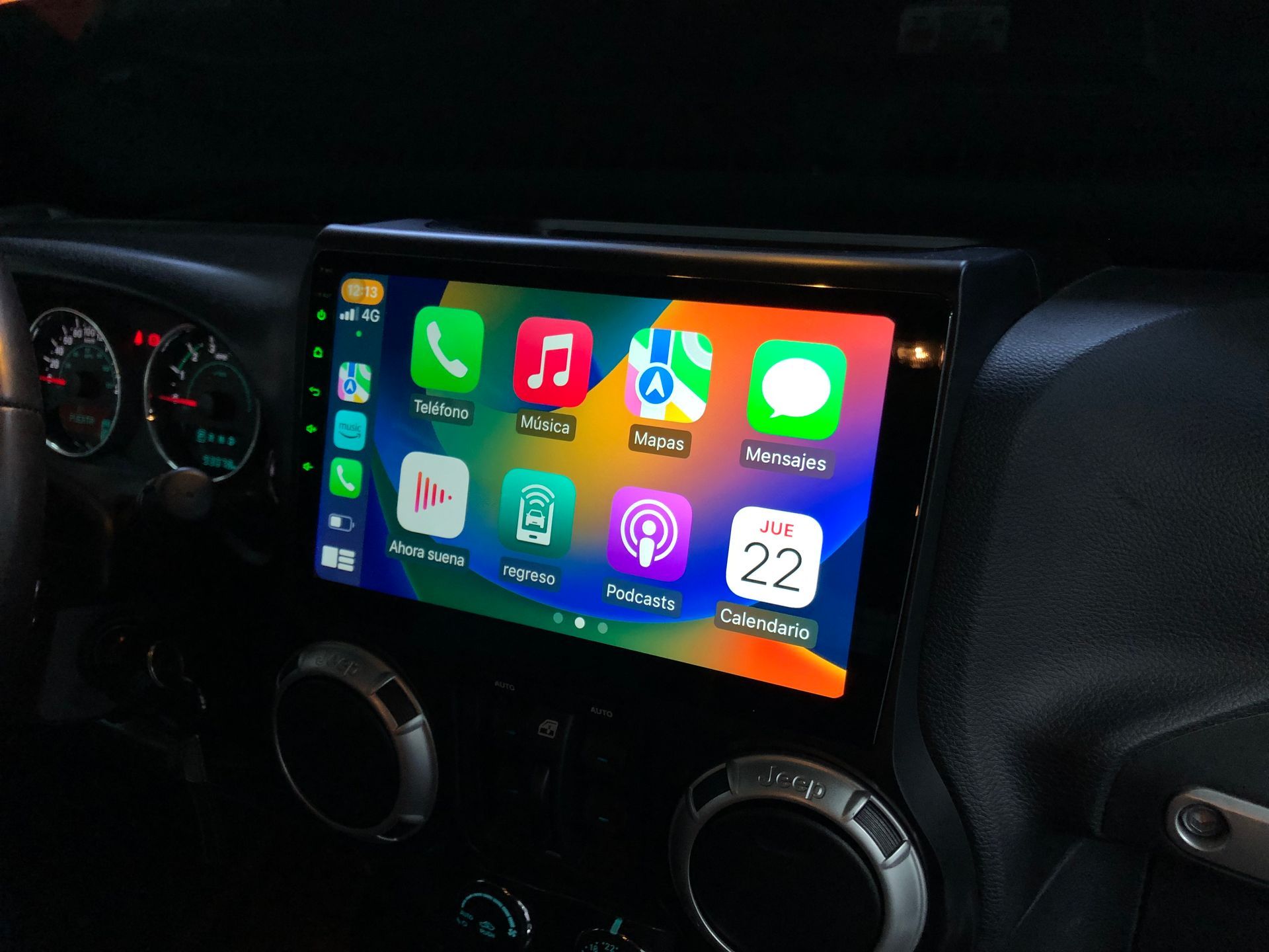 Pantalla android Dynavin Jeep Wrangler JK