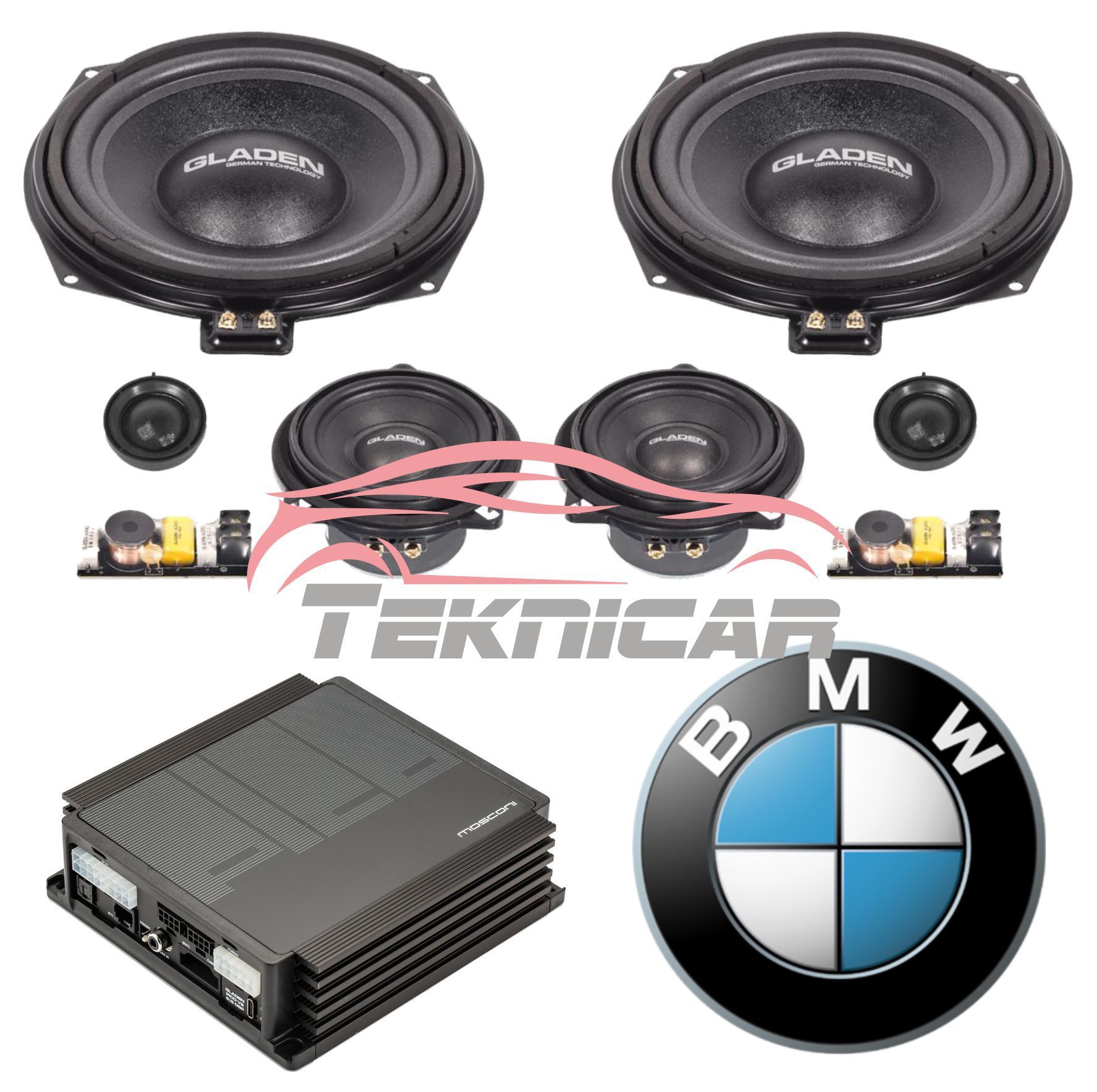 Conjunto sonido BMW Gladen - Mosconi