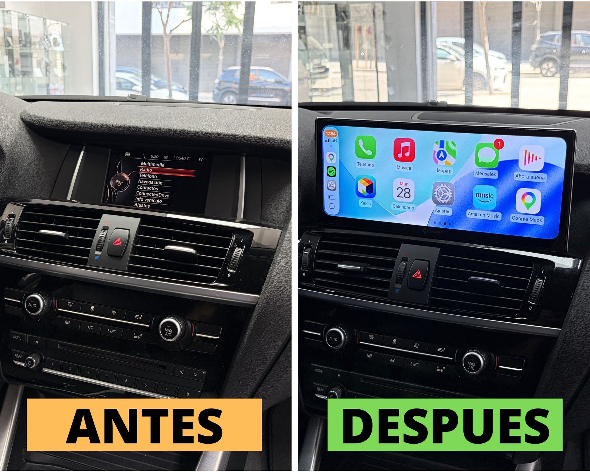 Pantalla Android 12,30 BMW