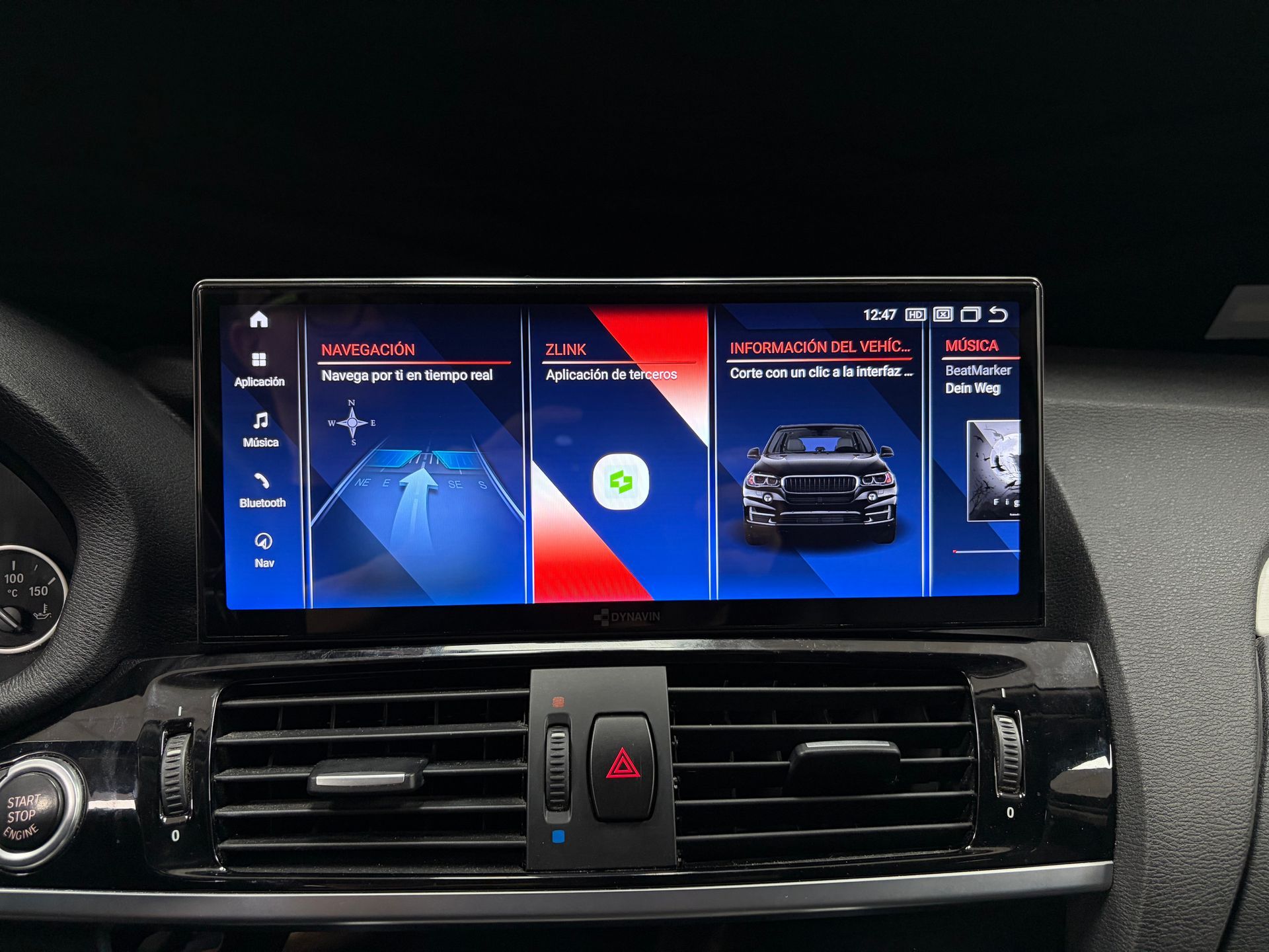 Pantalla Android 12,30 BMW