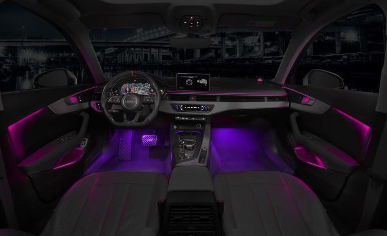 Iluminacion led ambiente Audi A4