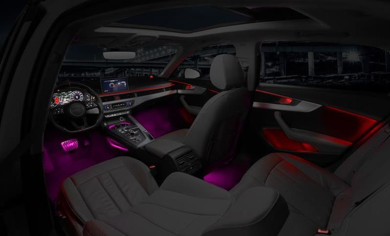 Iluminacion led ambiente Audi A4