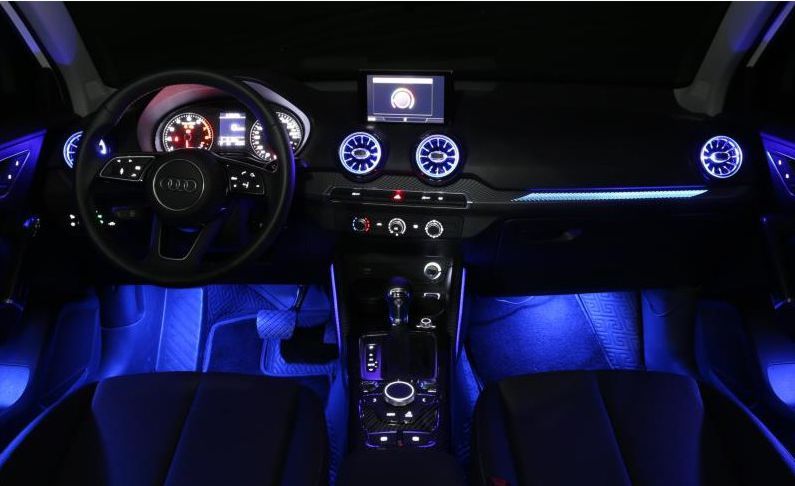 Iluminacion led ambiente Audi Q2