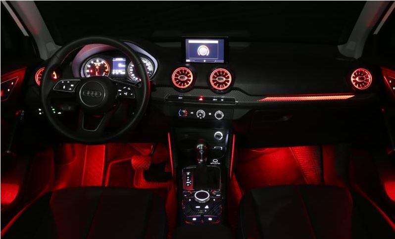 Iluminacion led ambiente Audi Q2