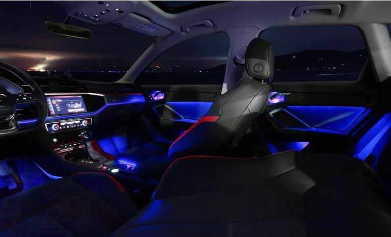 Iluminacion led ambiente Audi Q3