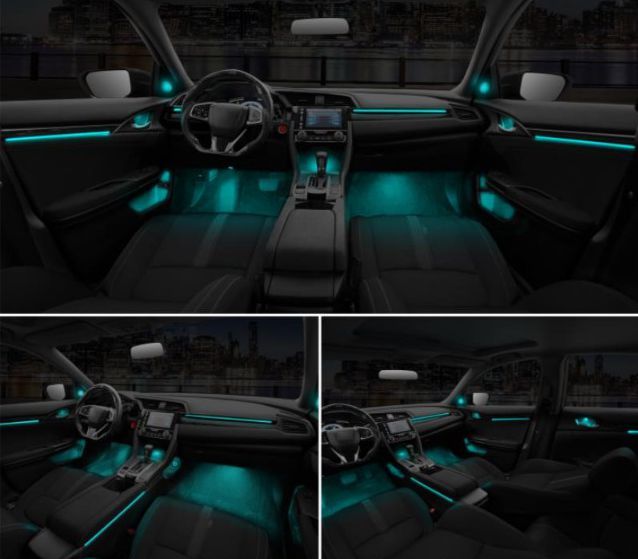 Iluminacion led ambiente Honda Civic