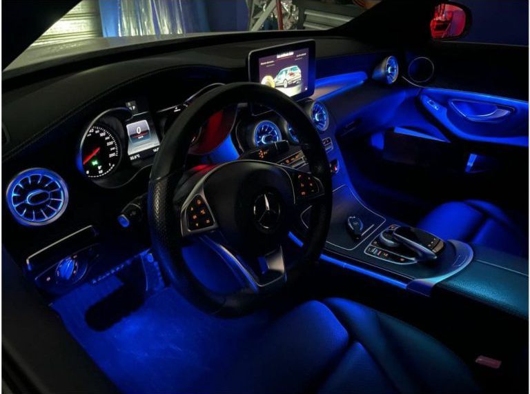 Iluminacion led ambiente Mercedes C W205 GLC X253