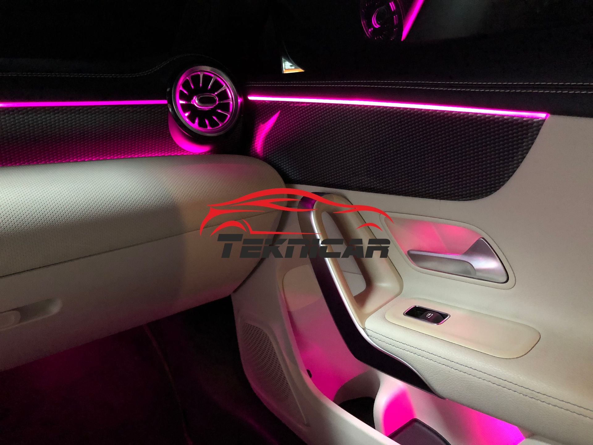 Iluminacion ambiente  Led Mercedes CLA C118
