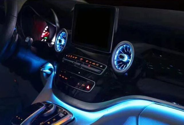 Iluminacion led ambiente Mercedes clase V