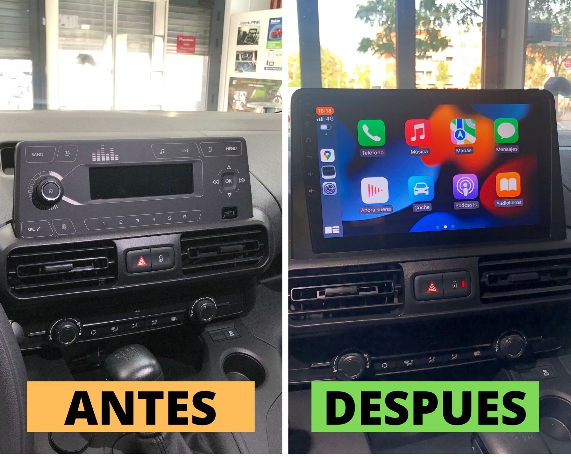 Pantalla android Dynavin Citroen Berlingo +2019