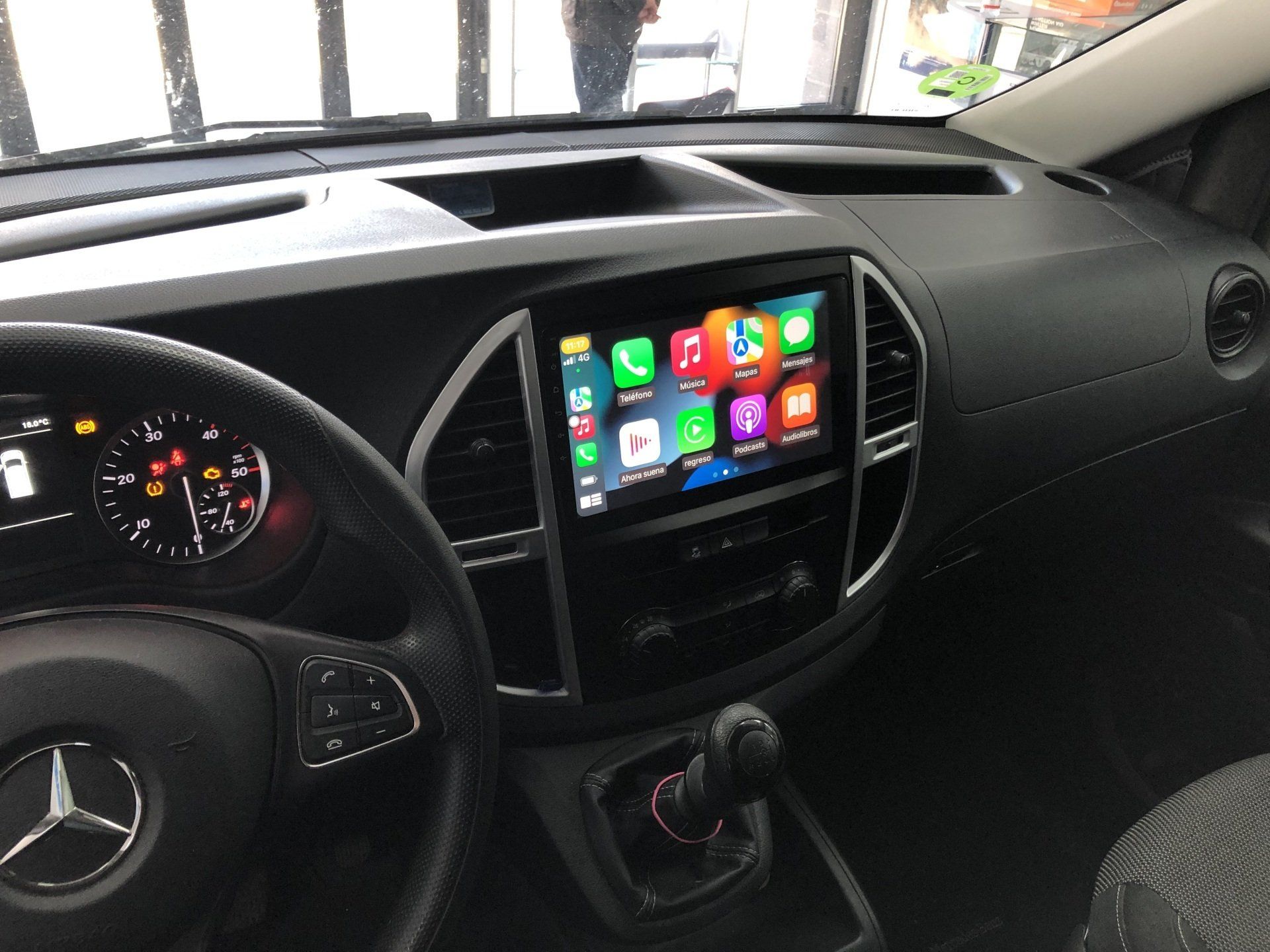 Pantalla Android 10 Mercedes Vito y Clase V