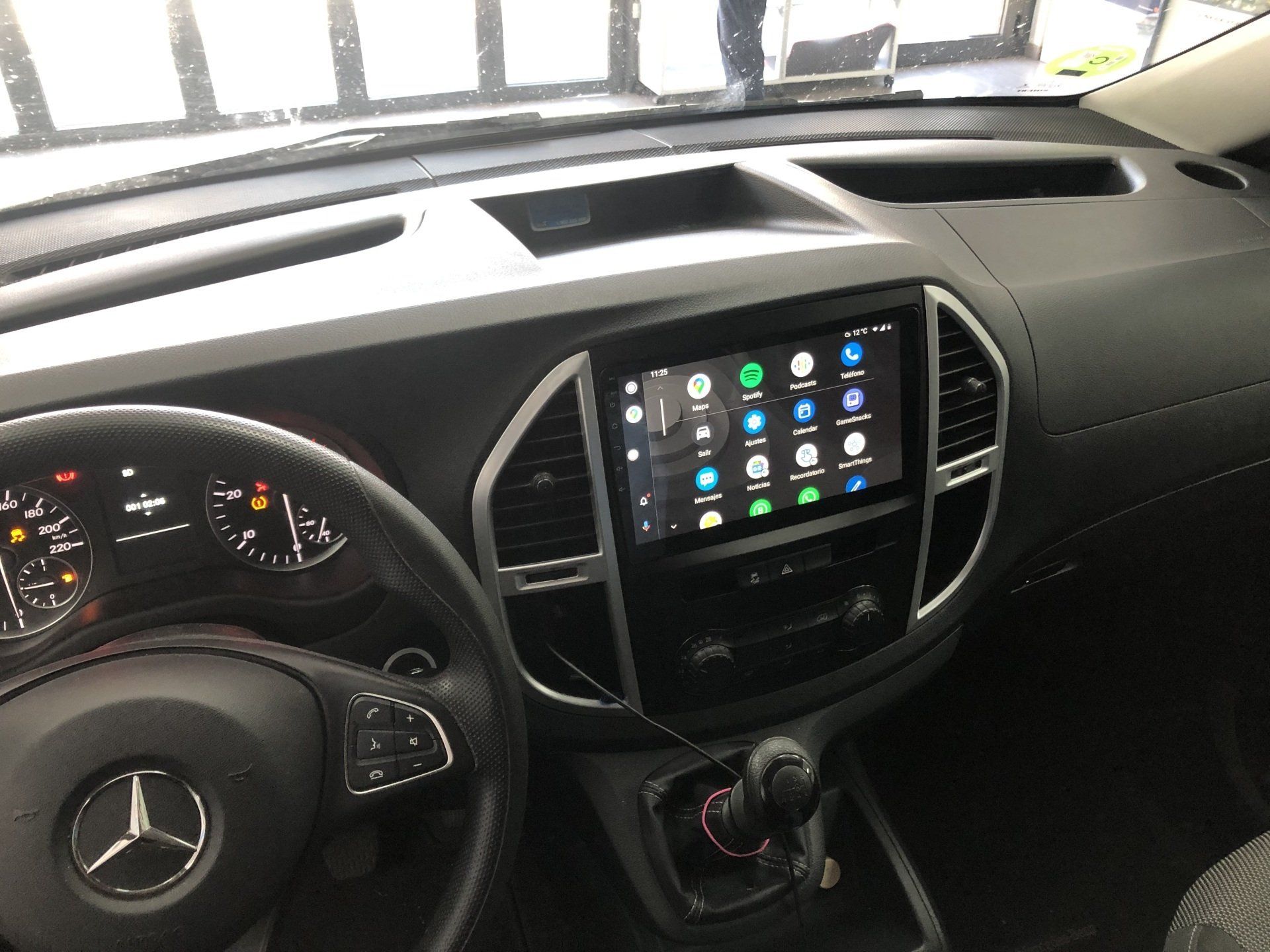 Pantalla Android 10 Mercedes Vito y Clase V