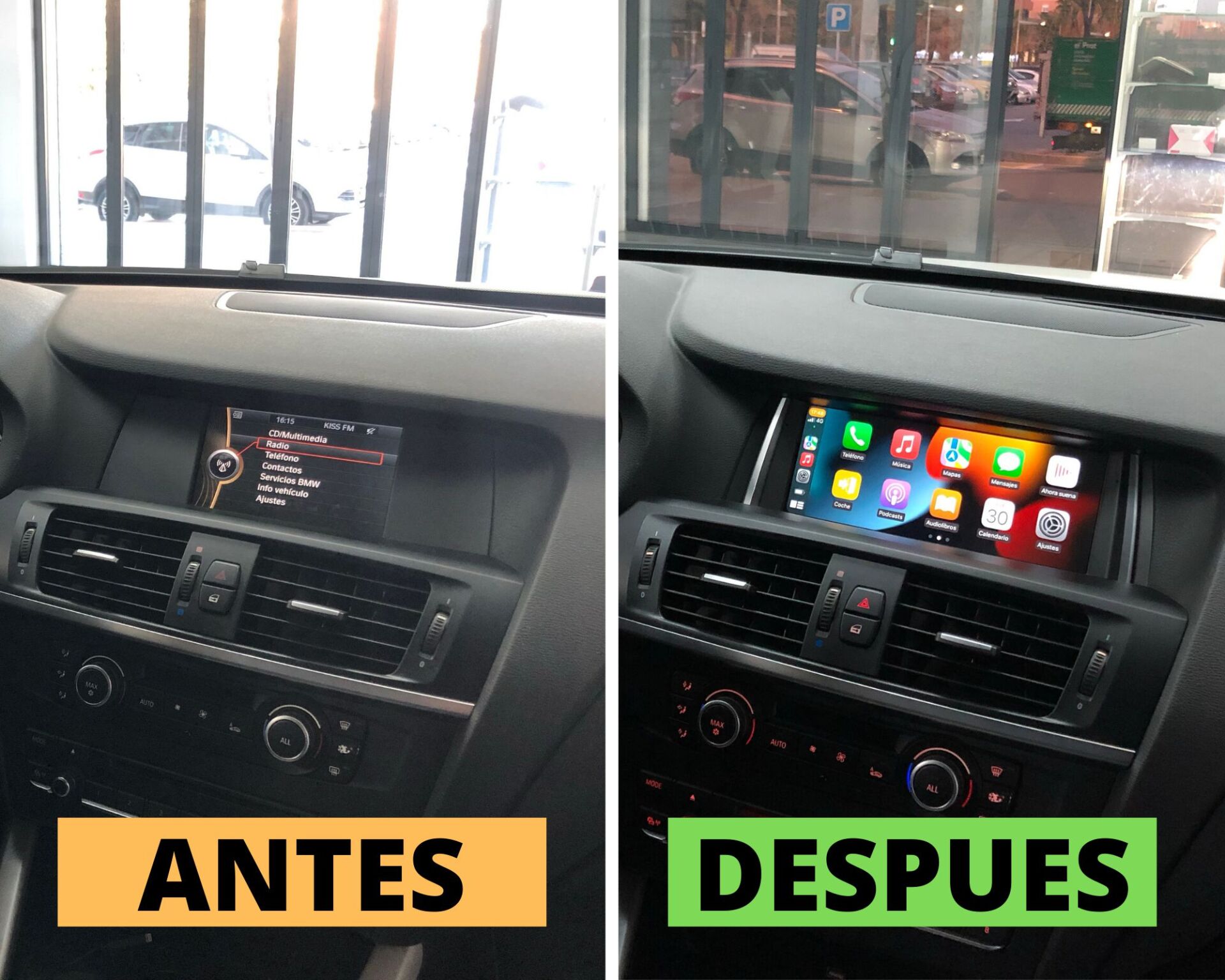 Pantalla Android 8,8 BMW X3 F25