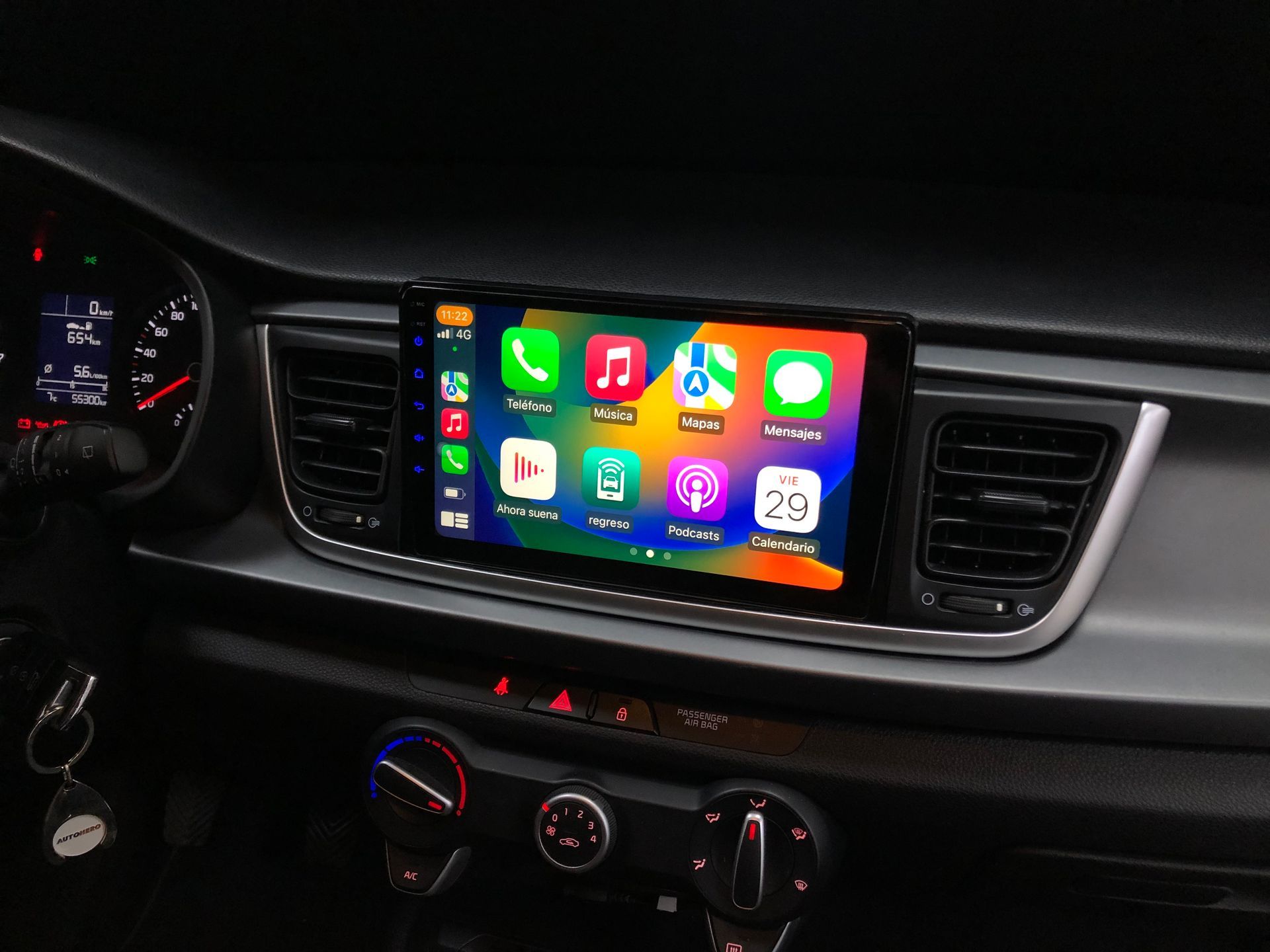 Pantalla android Kia Rio y Kia Stonic