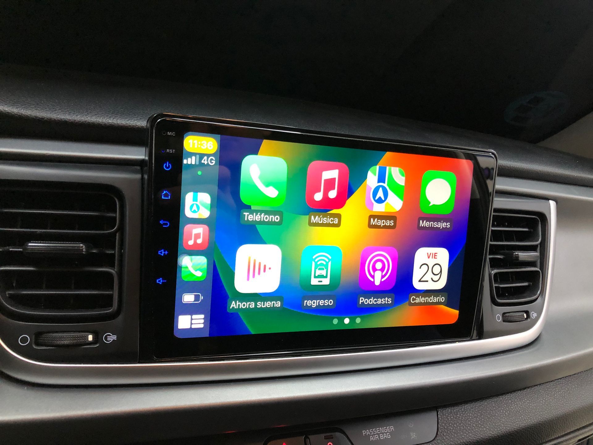 Pantalla android Kia Rio y Kia Stonic