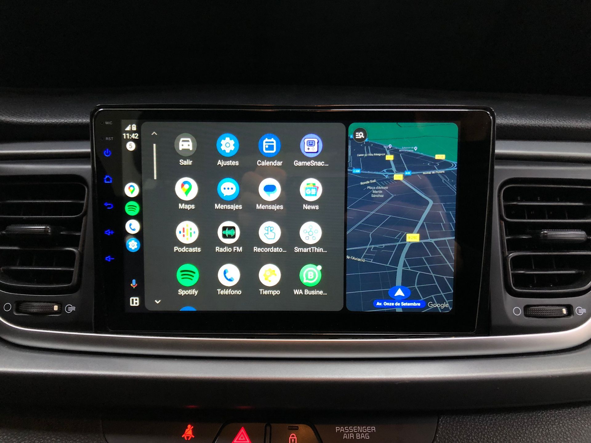 Pantalla android Kia Rio y Kia Stonic