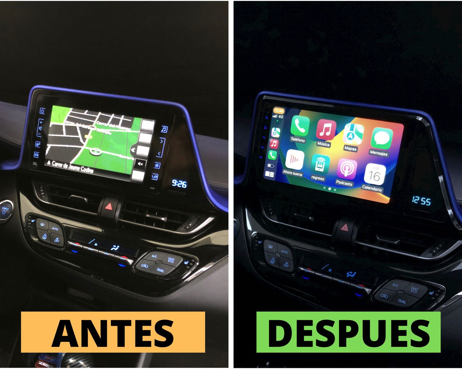 Pantalla android Dynavin Toyota C-HR 