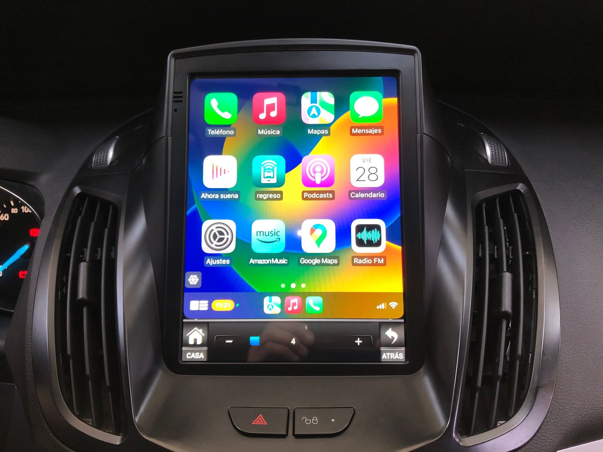 Pantalla android 9 pulgadas Ford Kuga mk2 2012