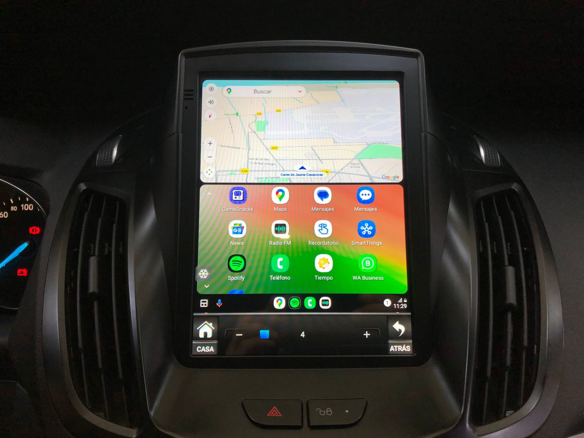 Pantalla android 9 pulgadas Ford Kuga mk2 2012
