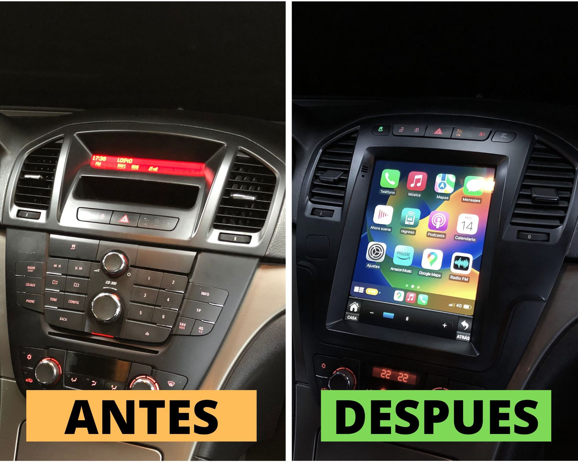 Pantalla android Opel Insignia