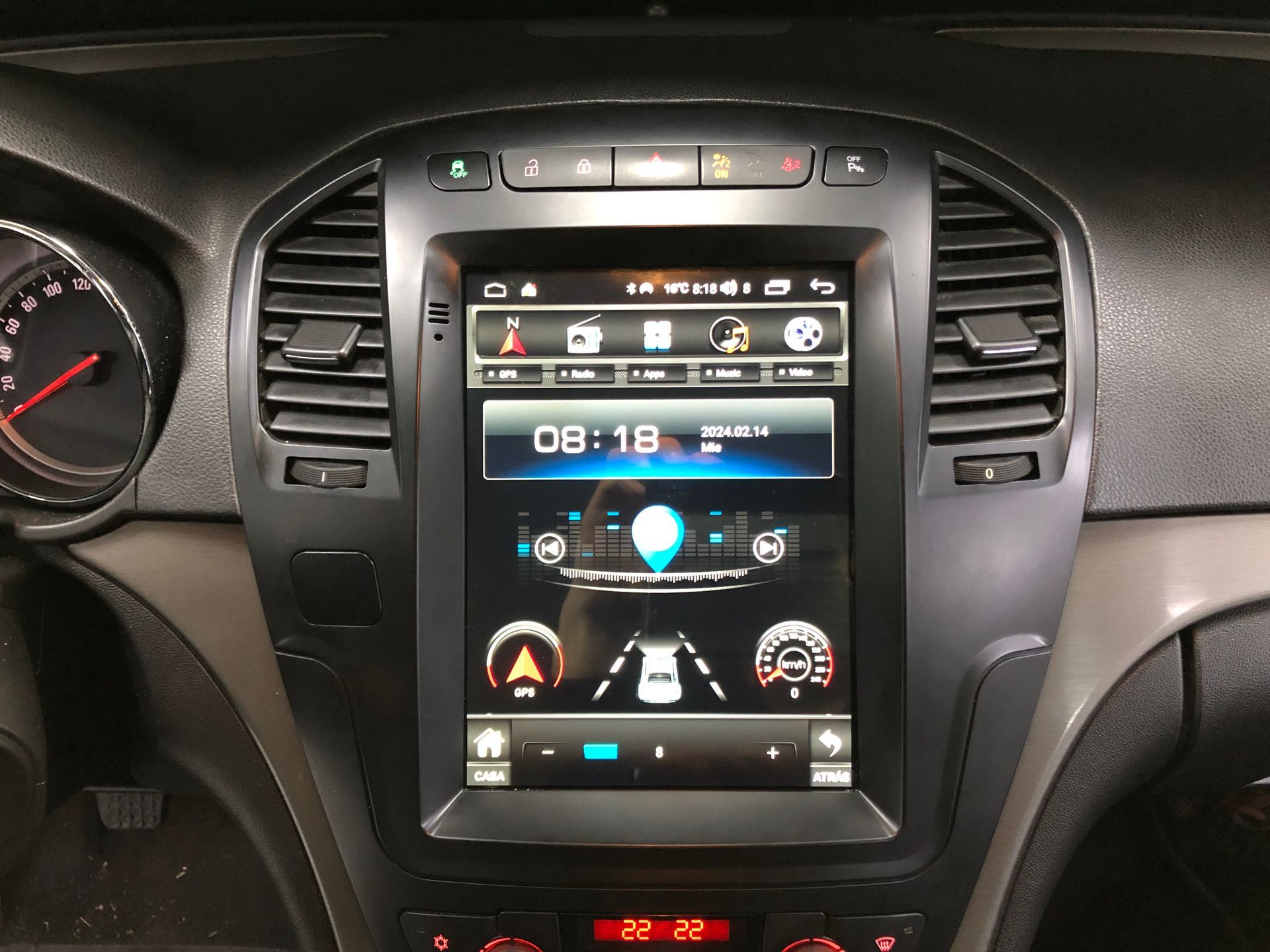 Pantalla android Opel Insignia