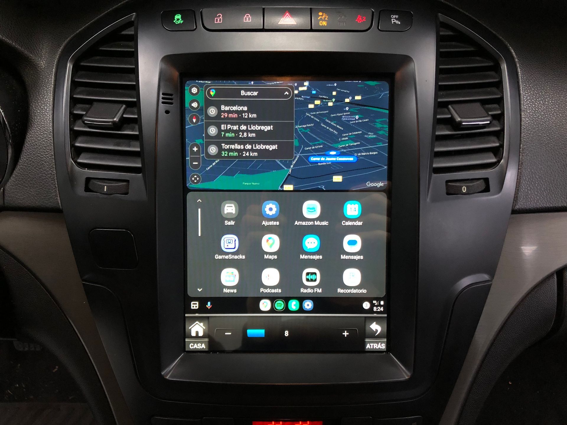 Pantalla android Opel Insignia