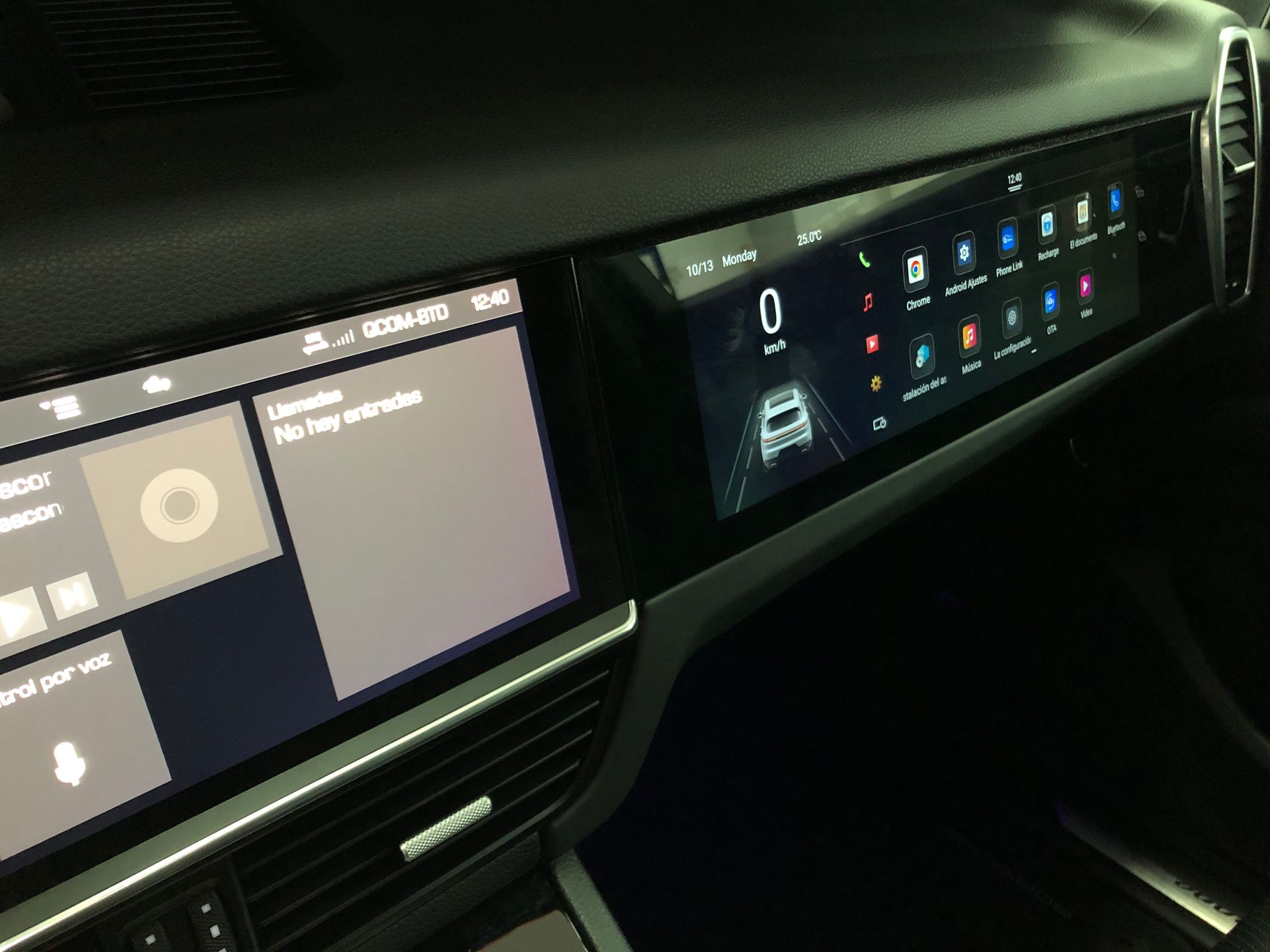 Pantalla copiloto Porsche Cayenne