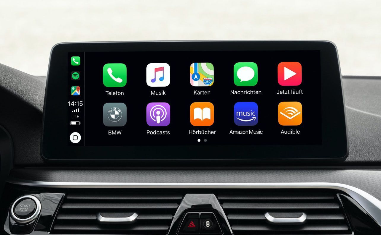 Interface Carplay y Android auto bmw