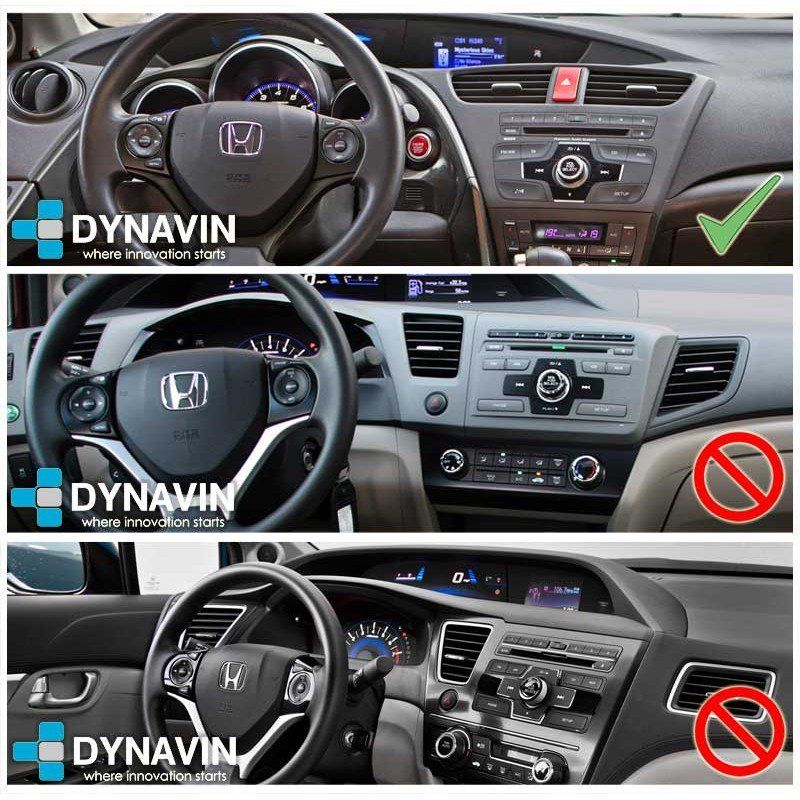 Pantalla android 9 Honda Civic Mk9 2011