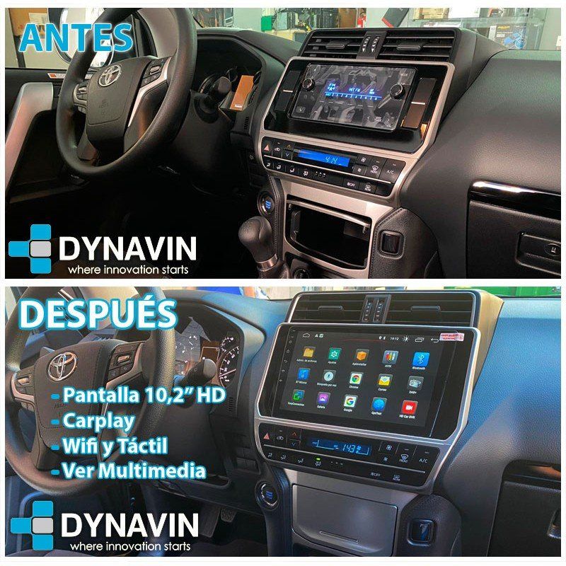 Pantalla android Dynavin Toyota Land Cruiser +2019