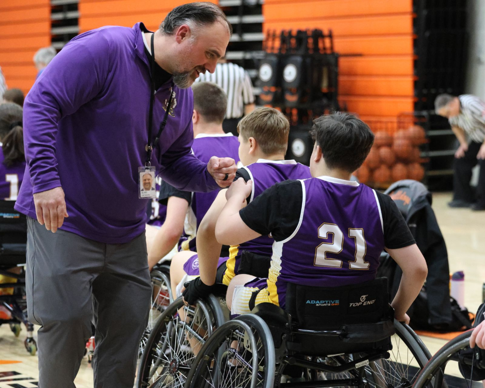Jackson wheelchair basketball team. 