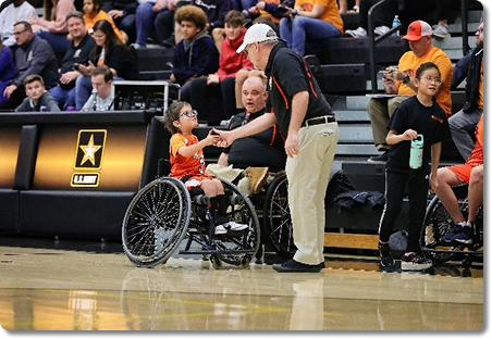 Beavercreek beavers wheelchair basketball team.