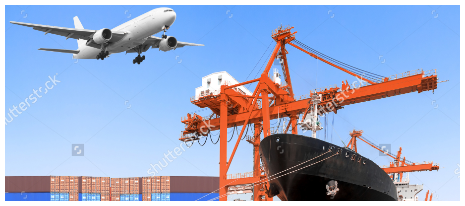 A long exposure photo of a highway at night.