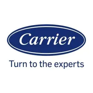 The carrier logo is blue and white and says `` turn to the experts ''.