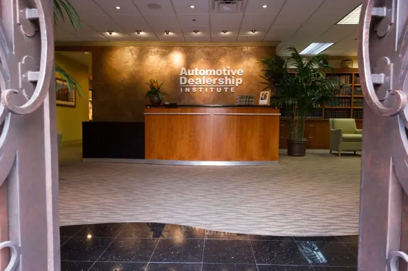 Automotive Dealership Institute Lobby