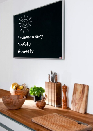 blackboard infrared panel heater
 on wall